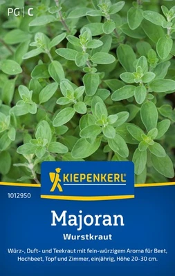 Majoran * Wurstkraut * MHD 01/28 einj. Oregano Echter Kiepenkerl Samen 1012950 - Bild 1 von 3