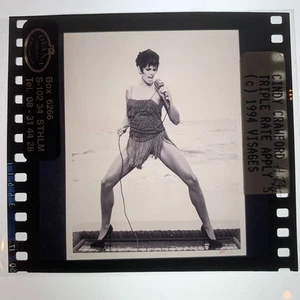 CINDY CRAWFORD - Raro Original Foto de Prensa Transparencia por Herb Ritts 1994 - Imagen 1 de 1