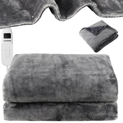 Heated Blanket 180 x 130 cm Heating Mat Cosy Blanket Electric Heating Blanket Thermal Blanket - Image 1 of 4