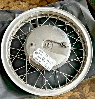 Harley Davidson 1952-1963 XL 43010-60 llanta de aluminio con radios/freno de tambor 3"x19" Foto 1 de 4