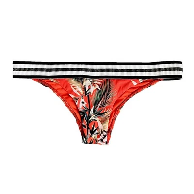 Parte inferior de bikini Anthropologie Seafolly Australia naranja tropical EE. UU. talla 6/S limpia Foto 1 de 4
