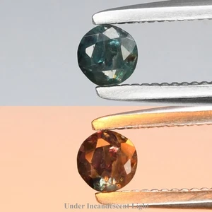 💎 0.17ct 3mm Round Natural Green Alexandrite - Russia Gemstone - Bild 1 von 6