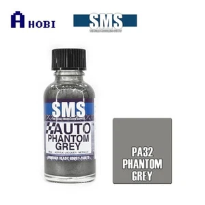 SMS 30ML Auto Colour Phantom Grey Acrylic Lacquer Airbrush Ready Hobby Paint - Picture 1 of 1