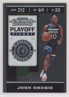 2019-20 Panini Contenders Playoff Ticket /199 Josh Okogie #52 - Image 1 of 2