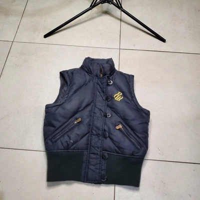 Chaleco acolchado Rocawear para mujer talla M marrón cremallera completa vintage Y2K retro relleno Foto 1 de 4