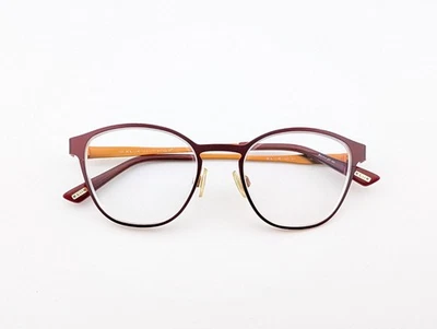 Gafas Kliik Dinamarca, solo monturas, 625 565, 47-17-135, metal, rojo/naranja Foto 1 de 4