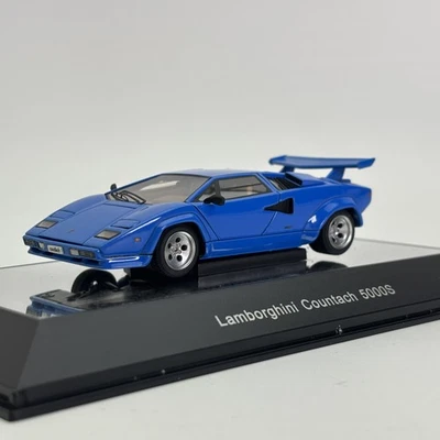 Autoart 1/43 Lamborghini Countach 5000S Blue Alloy openable Rare Car Model - Image 1 of 4