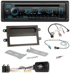 Kenwood Bluetooth DAB CD Lenkrad USB Autoradio für Renault Twingo ab 2015 grau - Bild 1 von 10