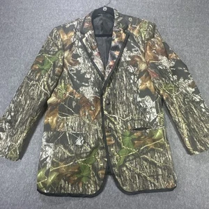 Mossy Oak Camo Blazer Jacket Men’s L Hunting Tuxedo - Picture 1 of 8