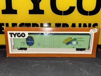 Tyco Chiquita Banana 62’ HO Boxcar, Boxed, All Steps & Couplers, Advertising - Image 1 of 4