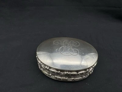 Антикварная мыльница Gorham из чистого серебра, 120 грамм - Изображение 1 из 4