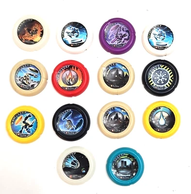 Lego Technic Throwbot Slizer Throwing Disc Lot - 14 Disks w/ Technic Logo - Image 1 of 4