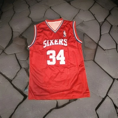 JERSEY COSIDO PERSONALIZADO DE LOS 76ERS CHARLES BARKLEY TALLA 3 XL NUEVO Foto 1 de 4