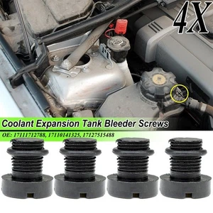 Black ABS Radiator Expansion Tank Bleed Screws for Easy Installation - Picture 1 of 12