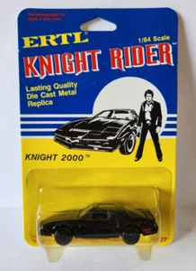 Knight Rider Knight 2000 1/64 Scale Diecast Replica 1377 Ertl 1982 New On Card - Picture 1 of 5