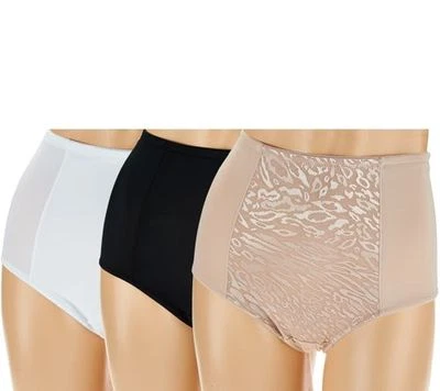 Calzoncillos suavizantes cobertura completa de encaje safari Breezies A275347 Foto 1 de 3