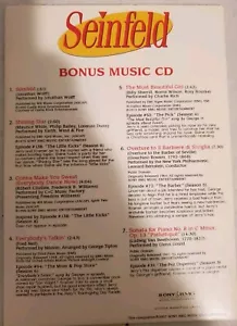 Seinfeld Exclusive Bonus Music CD - Picture 1 of 2