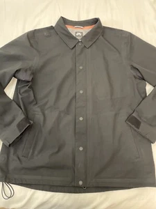 Nike SB Gore-Tex Jacket Mens XL Black Full Zip Mechanic Waterproof Chore Coat - Picture 1 of 10