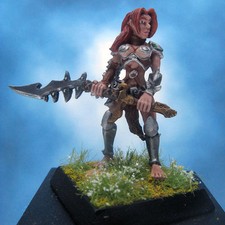 Painted Reaper Miniature Janna Female Barbarian