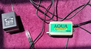 Air Pump light hose fountain fish Vtg Aqua Expert 600Aquarium - Imagen 1 de 4