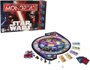 Monopoly Star Wars Edition Board Game For Kids Hasbro Family Fun Gaming 2015 Bl - Picture 1 of 8
