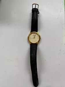 Bulova Reloj Hombre Redondo Analógico con Correa Cuero Negro - Imagen 1 de 5