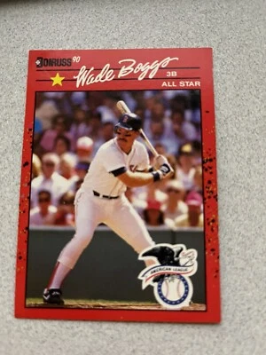 1990 Donruss Wade Boggs All Star Card 712 - Image 1 of 2