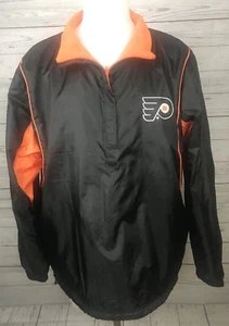 Rare Majestic NHL Philadelphia Flyers Reversible Pullover Jacket Size XL - Bild 1 von 11