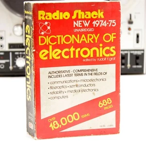 1974-1975 Radio Shack Dictionary of Electronics 688 pages Cat# 68-1030   C50 - Picture 1 of 3