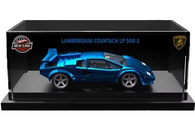 BNIB Hot Wheels RLC Red Line Club '82 Lamborghini Countach LP 500 S Blue HGW25 - Image 1 of 4