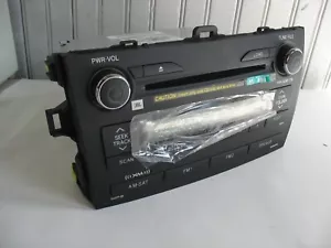 NEW 2009-2011 TOYOTA COROLLA RADIO 6 CD PLAYER XM RADIO 86120-02B30 - Picture 1 of 9