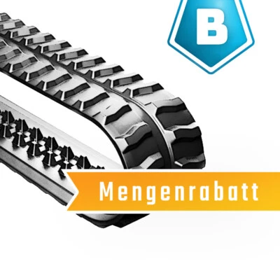 BAGGERKETTEN FÜR MINIBAGGER AKTION: Gummikette 230x72x43 | 2 Stück für 480,- Euro | Baggerketten Satz / Paar