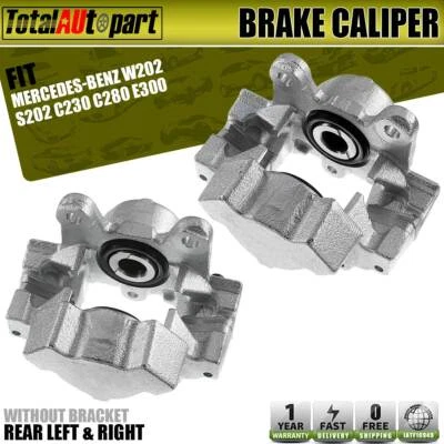 2x Disc Brake Caliper Rear Left & Right for Mercedes-Benz C230 C280 E300 SLK230 - Image 1 of 4
