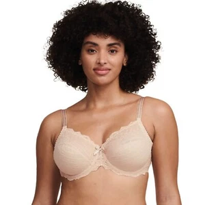 Chantelle 298211 Womens Rive Gauche Full Coverage Unlined Bra, Cappuccino, 42E - Picture 1 of 5
