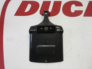Porta matrícula fibra carbono Ducati Performance 748 916 996 998 - Imagen 1 de 6