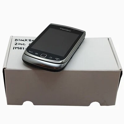 BlackBerry Torch 9810 3G Single Sim 8GB Zinc Grey QWERTY OEM Factory Unlocked - Image 1 of 4