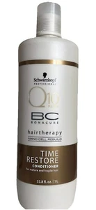 Schwarzkopf BC Q10+ Time Restore Conditioner 33.8 oz Original Formula Lot Of 2 - Picture 1 of 3