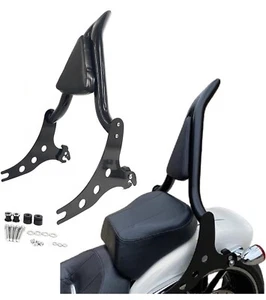 Sissy Bar Pad & Luggage Rack Backrest for HD Fat Boy Lo FLSTF 07-17 FXST Softail - Picture 1 of 7
