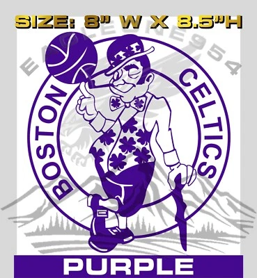 Calcomanía adhesiva de vinilo hecha a medida #007 de los Boston Celtics Foto 1 de 2