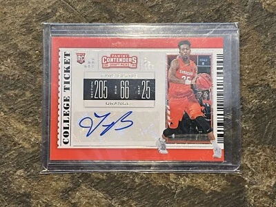 2019 Panini Contenders Draft Picks - Tyus Battle SYR - College Ticket RC Auto - Image 1 of 2
