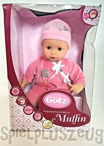 Götz Puppe Muffin Igelig mit Zubehör Weichkörper 33cm Schlafaugen - Bild 1 von 6