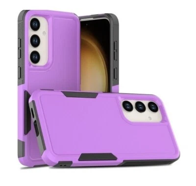Funda de teléfono híbrida delgada de doble capa a prueba de golpes para Samsung Galaxy S24 Plus 5G Foto 1 de 4