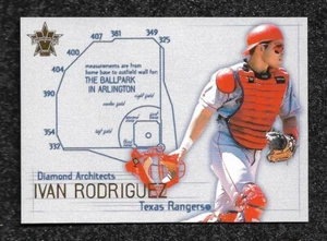 2000 PACIFIC VANGUARD DIAMOND ARCHITECTS #20 IVAN RODRIGUEZ HOF RANGERS TIGERS - Picture 1 of 1