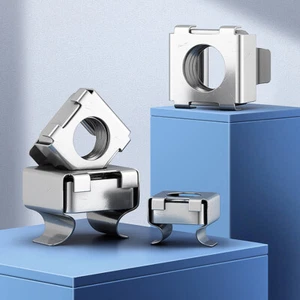 Käfigmutter M4 M5 M6 M8 Edelstahl Einsteckmutter Kastenmutter Steckmutter Stahl - Bild 1 von 5