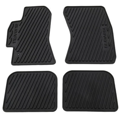 OEM 2005-2009 Subaru Outback All Weather Floor Mats Black Rubber NEW J501SAG000 - Image 1 of 4