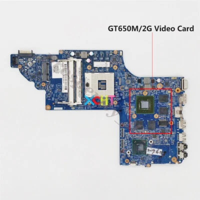 For HP DV7 DV7-7000 DV7T-7000 GT650M/2G 682040-001 Intel Motherboard Tested Good - Image 1 of 4