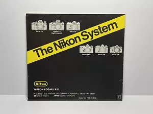 Brochure/Dépliant en Anglais THE NIKON SYSTEM Booklet Flyer - English - Imagen 1 de 2