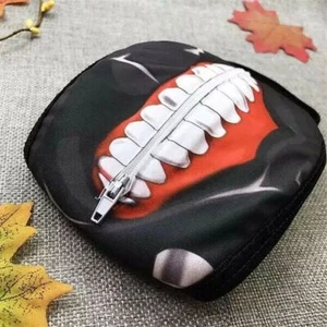 Tokyo Ghoul Kaneki Ken mit echtem Reißverschluss Stoff Gesichtsmaske Halloween Cosplay Anime.  - Bild 1 von 5