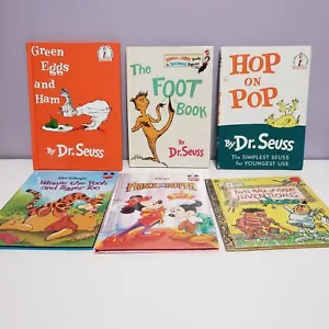 Books Kids Children Lot of 6 Dr Seuss, Disney, Golden Books - Picture 1 of 6