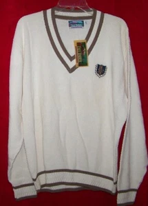NWT  Vintage Tall Timber of Colorado  Mens Large Sweater  Golf Embroidered Crest - Picture 1 of 7